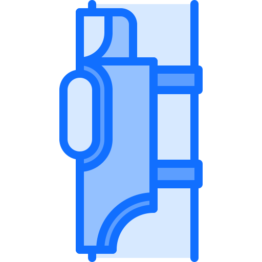 kniebeschermer Coloring Blue icoon