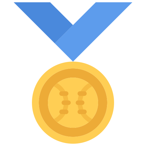 medalla Coloring Flat icono