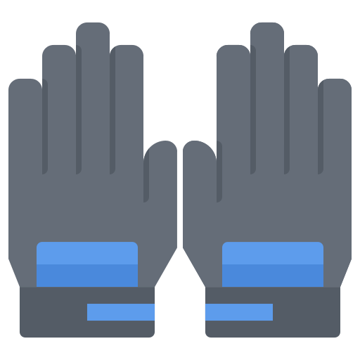 Gloves Coloring Flat icon