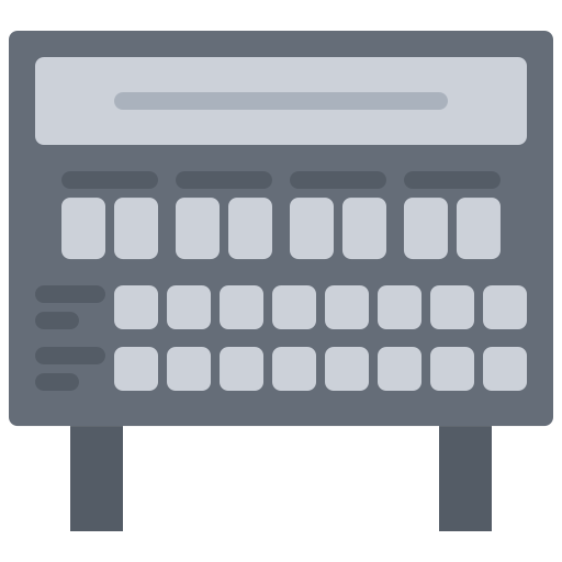 Scoreboard Coloring Flat icon