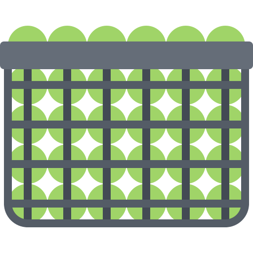 Basket Coloring Flat icon