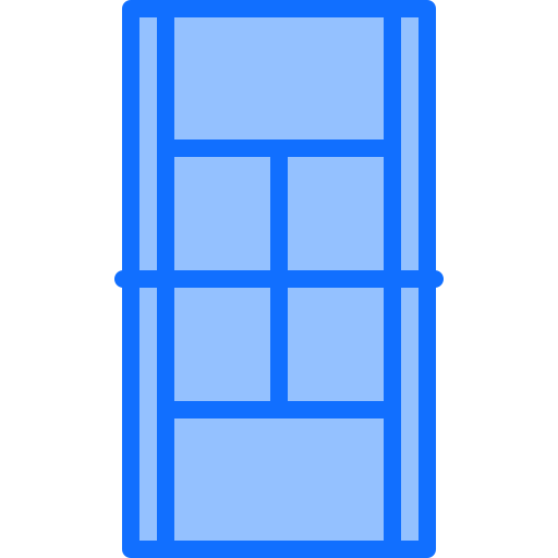 법정 Coloring Blue icon