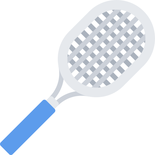 racket Coloring Flat icoon