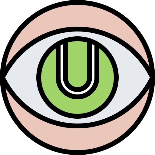 oog Coloring Color icoon