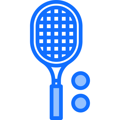 racket Coloring Blue icoon