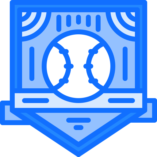 Badge Coloring Blue icon