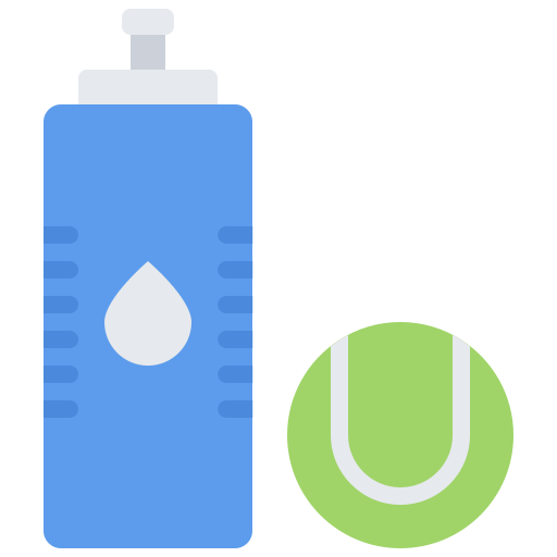 botella de agua Coloring Flat icono