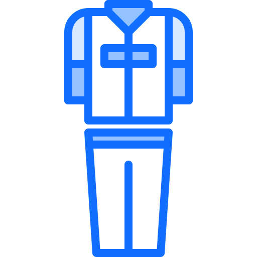 제복 Coloring Blue icon