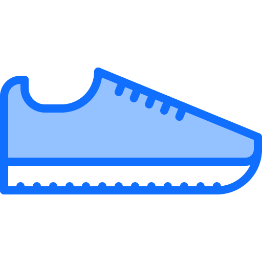 des chaussures Coloring Blue Icône
