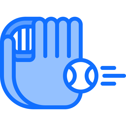 handschuh Coloring Blue icon
