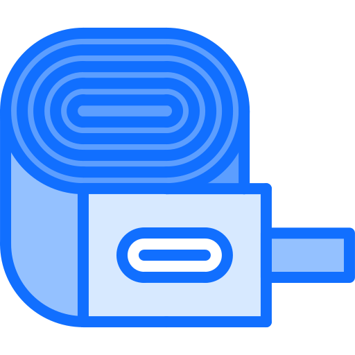 줄자 Coloring Blue icon