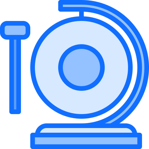 Gong Coloring Blue icon