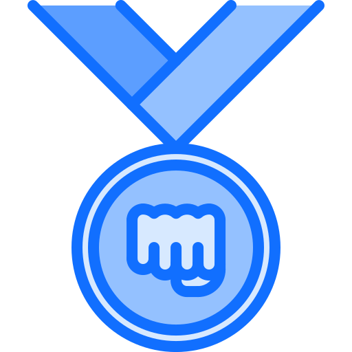 medaille Coloring Blue icon