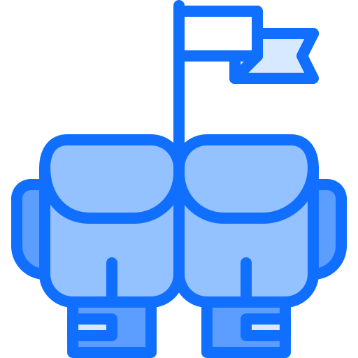 guantes Coloring Blue icono