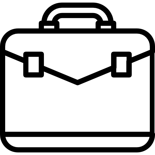 Briefcase Basic Miscellany Lineal icon