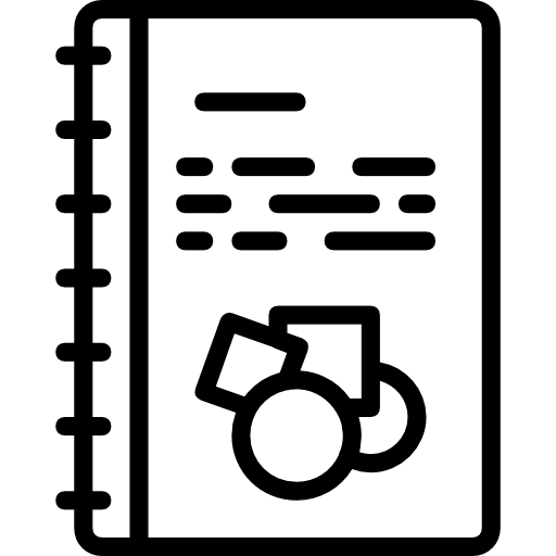 Notebook Basic Miscellany Lineal icon