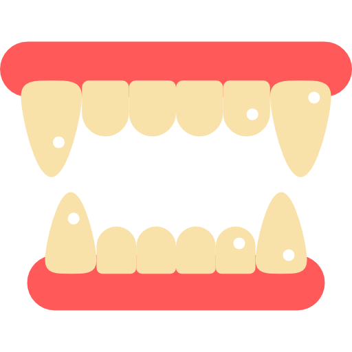 Fangs Special Flat icon