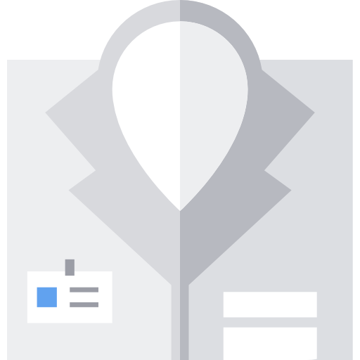 laborkittel Basic Straight Flat icon
