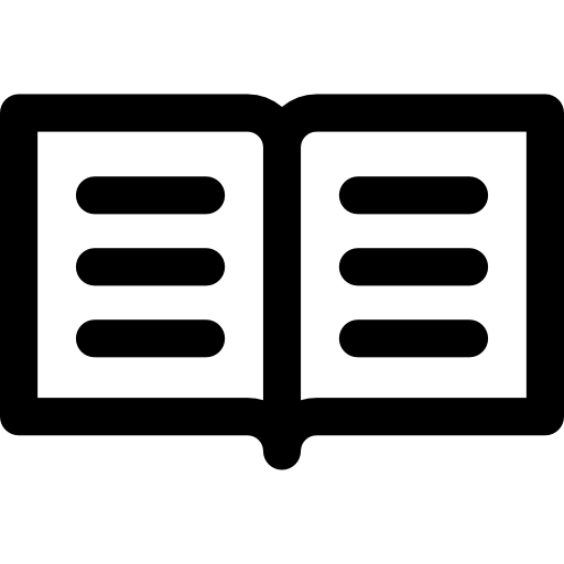 Open book Basic Rounded Lineal icon