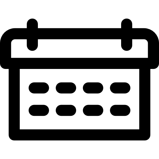 Календарь Basic Rounded Lineal иконка