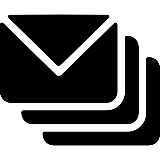 e-mail Basic Rounded Filled icona