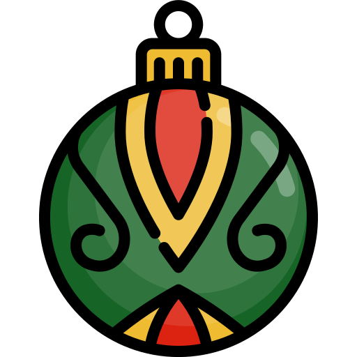 weihnachtskugel Kosonicon Lineal color icon