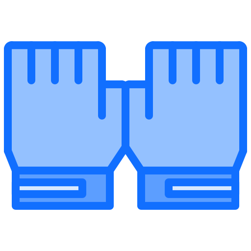 Gloves Coloring Blue icon