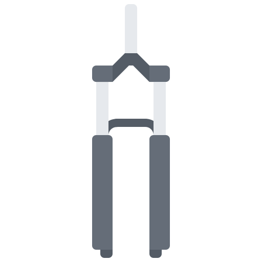 tenedor Coloring Flat icono