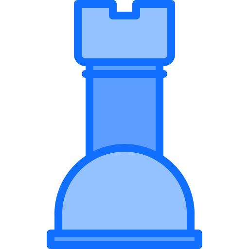 Rook Coloring Blue icon