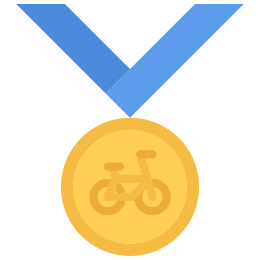 medalla Coloring Flat icono
