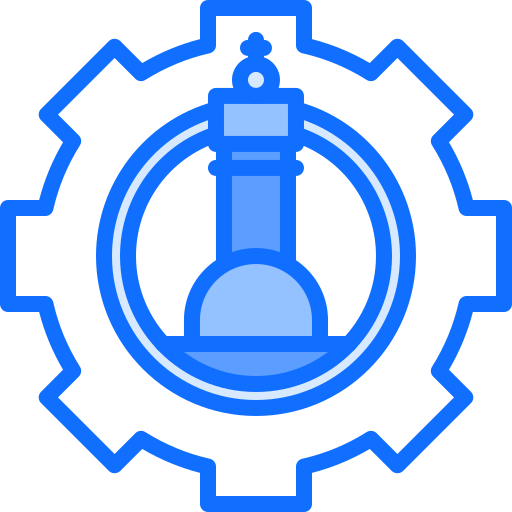 Optimization Coloring Blue icon
