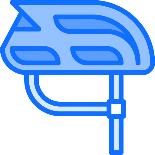 casco Coloring Blue icono