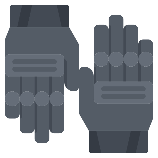 Gloves Coloring Flat icon