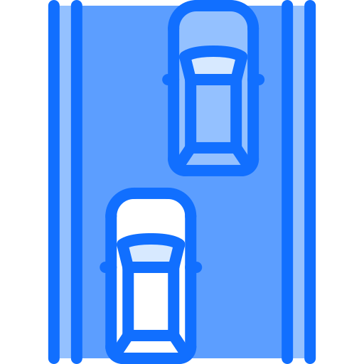 auto Coloring Blue icona