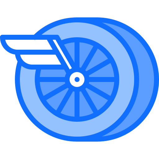 rueda Coloring Blue icono