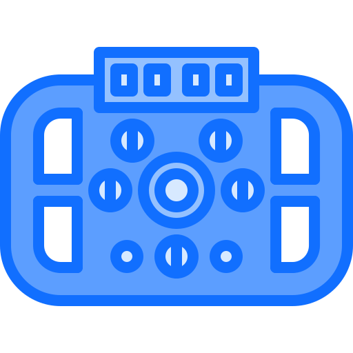 스티어링 휠 Coloring Blue icon