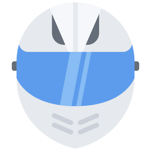 헬멧 Coloring Flat icon