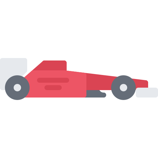 coche Coloring Flat icono