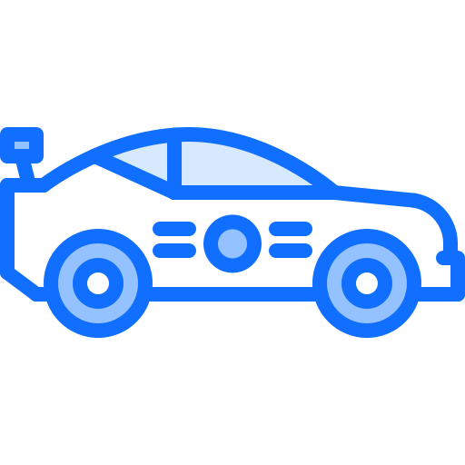 Car Coloring Blue icon