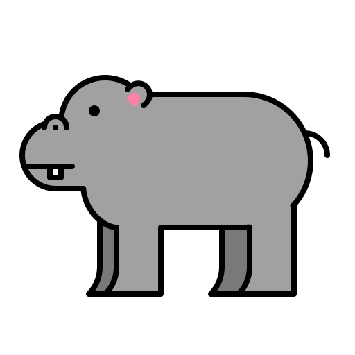 nilpferd Generic Outline Color icon