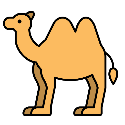 Camel Generic Outline Color icon