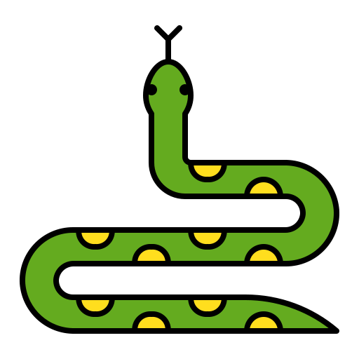 wąż Generic Outline Color ikona