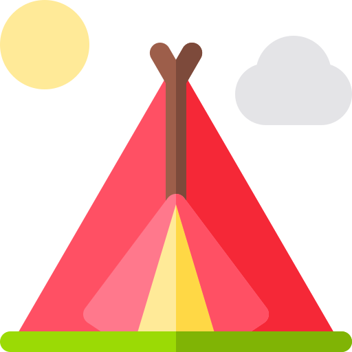 camping Basic Rounded Flat icon