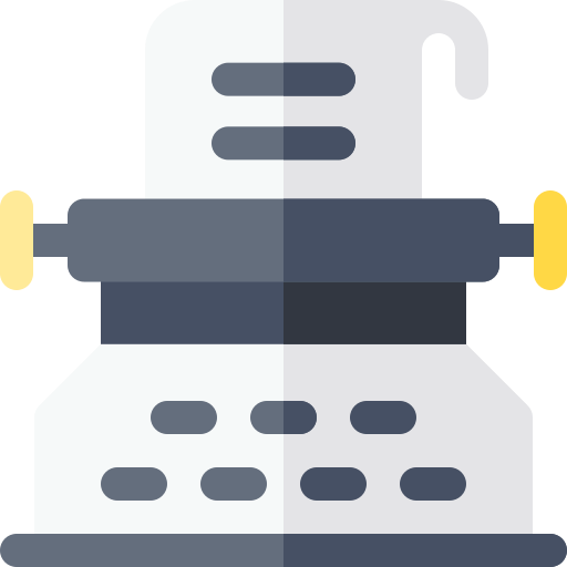 schreibmaschine Basic Rounded Flat icon