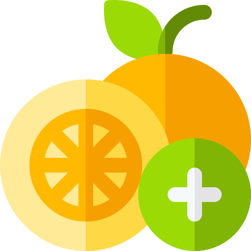 pomarańczowy Basic Rounded Flat ikona