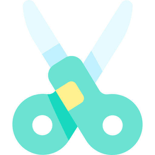 Scissors Kawaii Flat icon