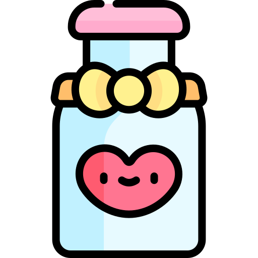 flasche Kawaii Lineal color icon