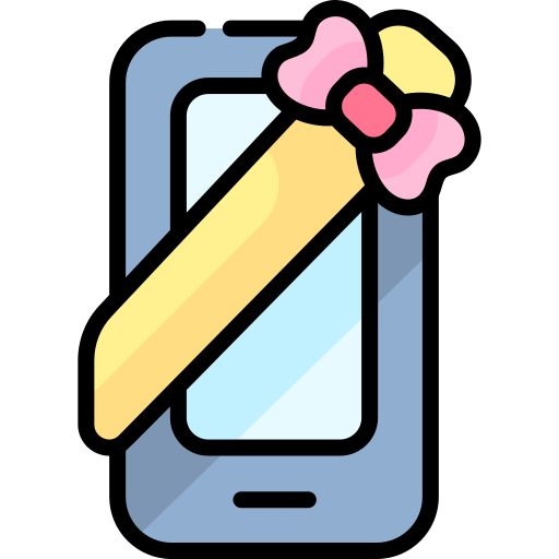 Phone Kawaii Lineal color icon