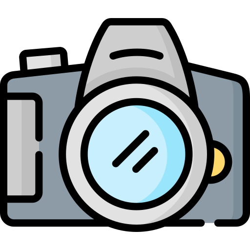 デジタル一眼レフカメラ Special Lineal color icon