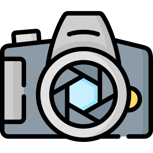Camera shutter Special Lineal color icon